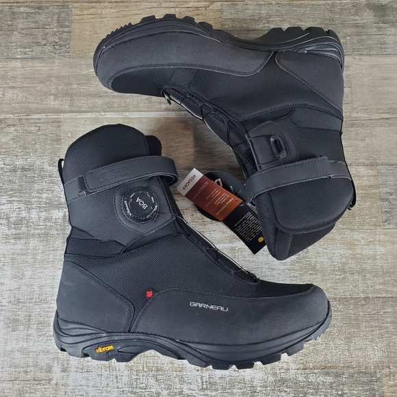 Louis Garneau Klondike M4 Cycling Boots Mens Sz 10.75‎ Black BOA main image 12